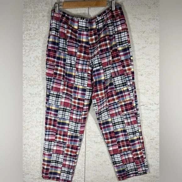 Talbots Multicolor Plaid Ankle Pants - Picture 3 of 12